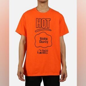 New Ripple Junction Bell Hot Sauce Packet Born Saucy Orange T-shirt